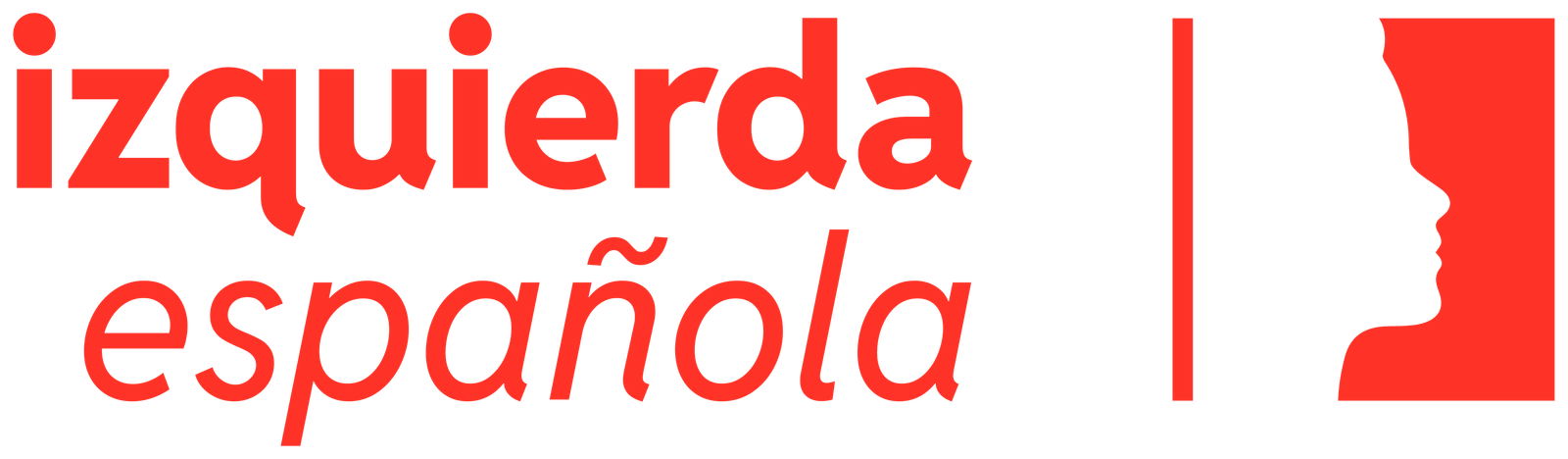 Imagotipo horizontal — Rojo