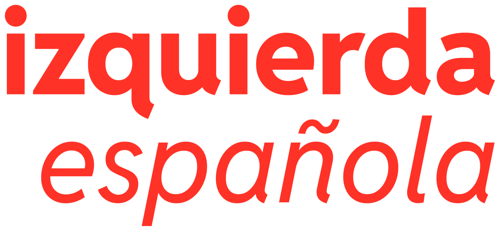 Logotipo texto — Rojo